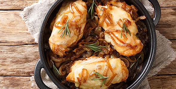 French onion skillet chicken large